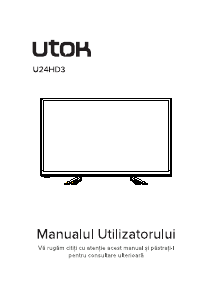 Manual UTOK U24HD3 Televizor LED