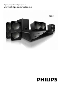 Manual Philips HTS3531 Home Theater System