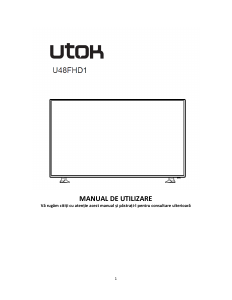 Manual UTOK U32HD4 Televizor LED