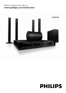 Návod Philips HTS3540 Domáce kino