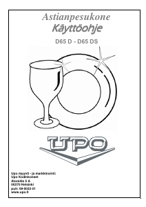 Käyttöohje UPO D65DS Astianpesukone