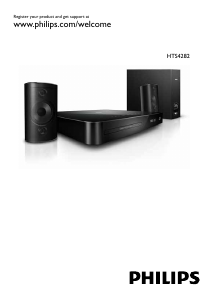 Kullanım kılavuzu Philips HTS4282 Ev sinema sistemi