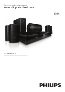 Manual Philips HTS4561 Home Theater System