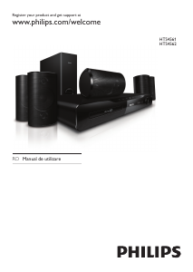 Manual Philips HTS4562 Sistemul home cinema