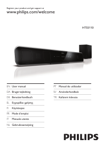 Manual Philips HTS5110 Home Theater System