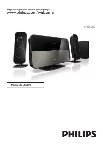 Manual Philips HTS5200 Sistemul home cinema