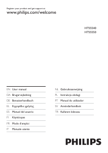 Brugsanvisning Philips HTS5540 Hjemmebiosystem