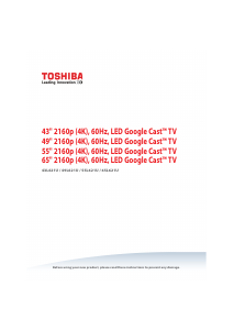 Handleiding Toshiba 43L621U LED televisie