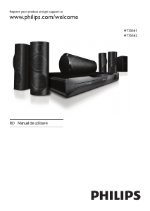 Manual Philips HTS5562 Sistemul home cinema