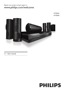 Manual Philips HTS5562 Home Theater System