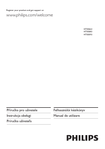 Használati útmutató Philips HTS5563 Házimozi-rendszer