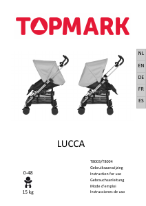 Manual de uso Topmark T8003 Lucca Cochecito