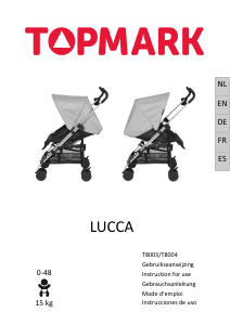 Manual de uso Topmark T8004 Lucca Cochecito
