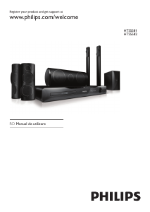 Manual Philips HTS5581 Sistemul home cinema