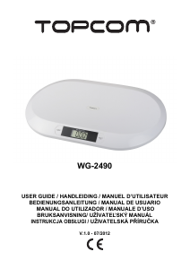 Handleiding Topcom WG-2490 Weegschaal