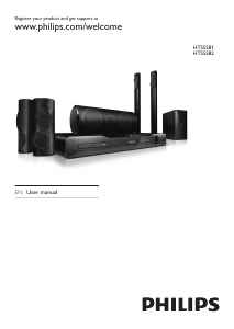 Manual Philips HTS5581 Home Theater System