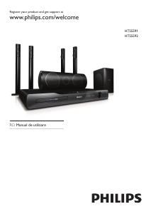 Manual Philips HTS5591 Sistemul home cinema