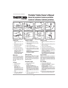 Mode d’emploi Thetford Porta Potti 155 Toilette portable