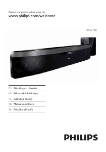 Manual Philips HTS7140 Sistemul home cinema