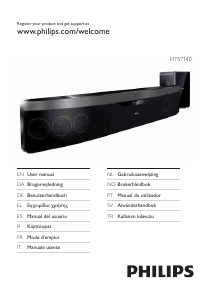 Manual Philips HTS7140 Home Theater System