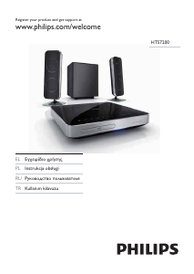 Manual Philips HTS7200 Home Theater System