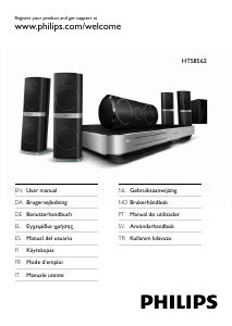 Manual Philips HTS8562 Home Theater System
