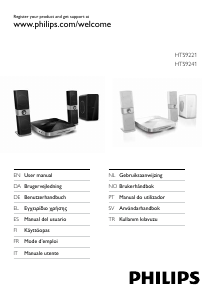 Bruksanvisning Philips HTS9221 Hjemmeteatersystem