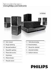 Manual Philips HTS9540 Home Theater System