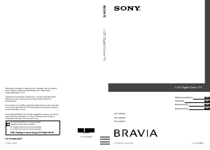 Bruksanvisning Sony Bravia KDL-52Z4500 LCD TV