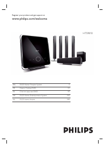 Manual Philips HTS9810 Home Theater System