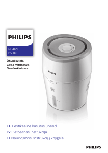 Rokasgrāmata Philips HU4801 Gaisa mitrinātājs