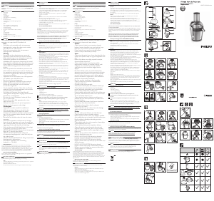 Manual de uso Philips HR1871 Avance Collection Licuadora