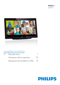 Manuale Philips S221C4AFD Monitor LCD
