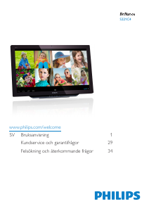 Bruksanvisning Philips S221C4AFD LCD skärm