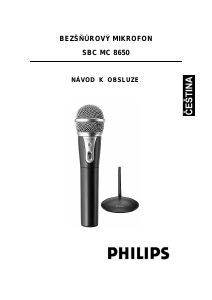 Manuál Philips SBCMC8650 Mikrofon
