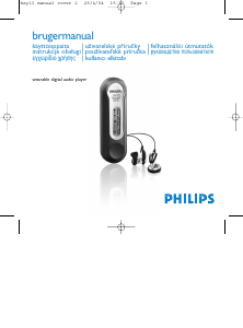 Brugsanvisning Philips KEY013 Mp3 afspiller
