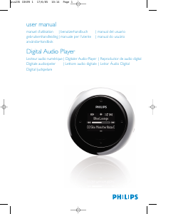 Manual de uso Philips PSA235 Reproductor de Mp3