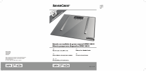 Manual de uso SilverCrest IAN 271626 Báscula