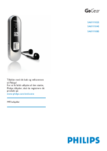 Brugsanvisning Philips SA011102S GoGear Mp3 afspiller