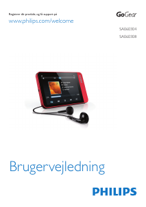 Brugsanvisning Philips SA060304R GoGear Mp3 afspiller