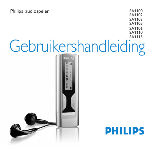 Handleiding Philips SA1100 Mp3 speler