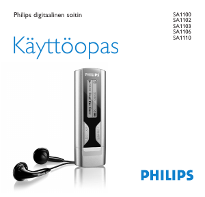 Käyttöohje Philips SA1115 MP3-soitin