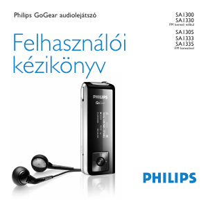 Használati útmutató Philips SA1300 GoGear MP3-lejátszó