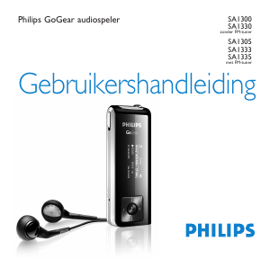 Handleiding Philips SA1300 GoGear Mp3 speler