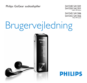 Brugsanvisning Philips SA1340 GoGear Mp3 afspiller