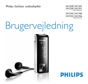 Brugsanvisning Philips SA1345 GoGear Mp3 afspiller