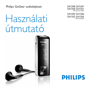 Használati útmutató Philips SA1345 GoGear MP3-lejátszó