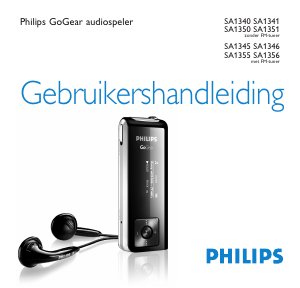 Handleiding Philips SA1350 GoGear Mp3 speler