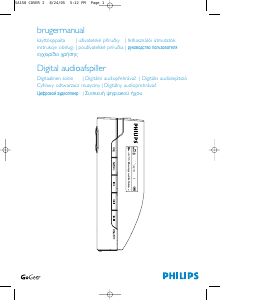 Instrukcja Philips SA157 Odtwarzacz Mp3