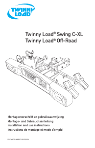 Priročnik Twinny Load Swing C-XL Nosilec za kolesa